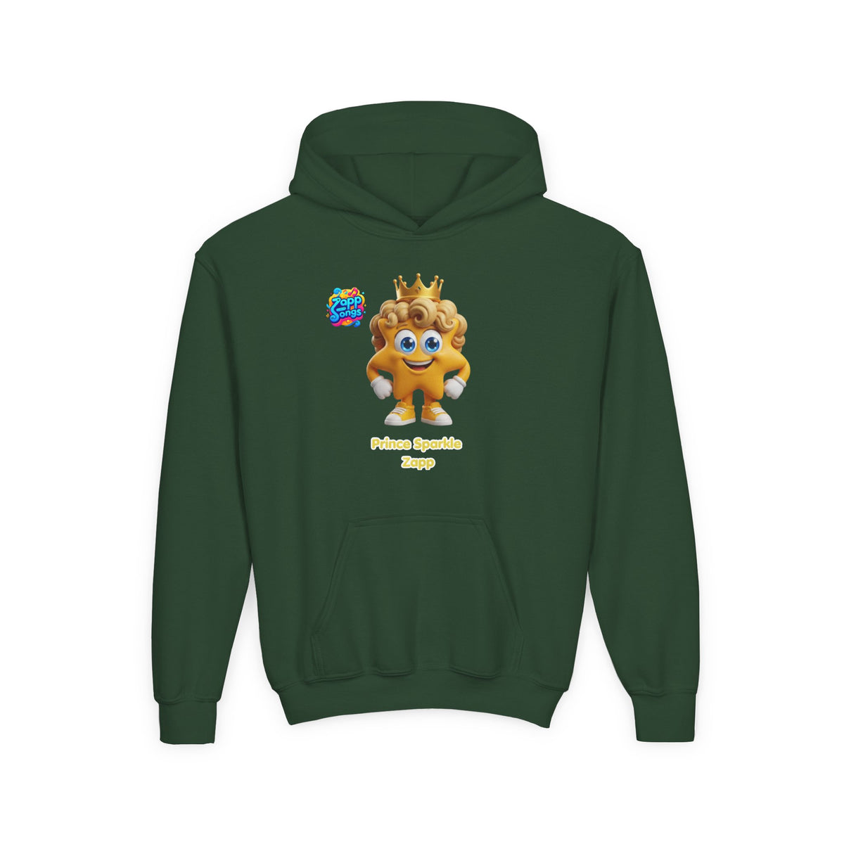 'Prince Sparkle' Zapp Character  Kids Hoodie