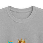 Kinder-T-Shirt – „Prinz Glitzer Zapp Figur“ Süße gekrönte Sonne Grafik