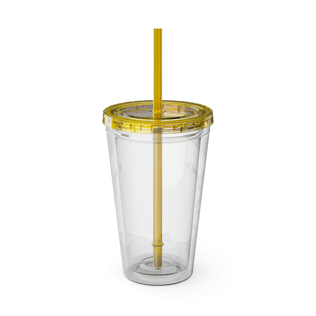 Zapp Songs Kids Tumbler with Straw — 16oz Colorful Music Logo Cup
