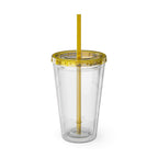 Zapp Songs Kids Tumbler with Straw — 16oz Colorful Music Logo Cup