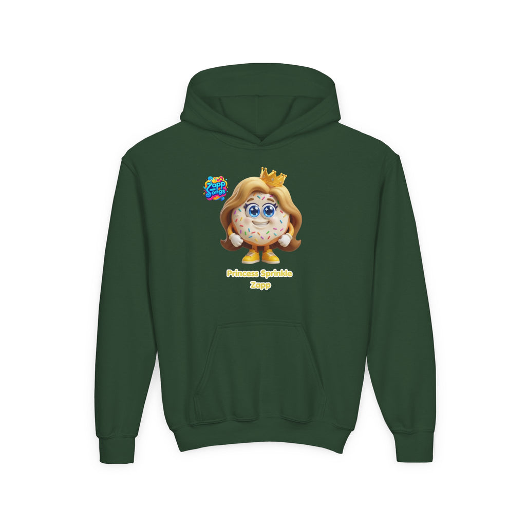Princess Sprinkles Zapp Character Cozy Youth Hoodie