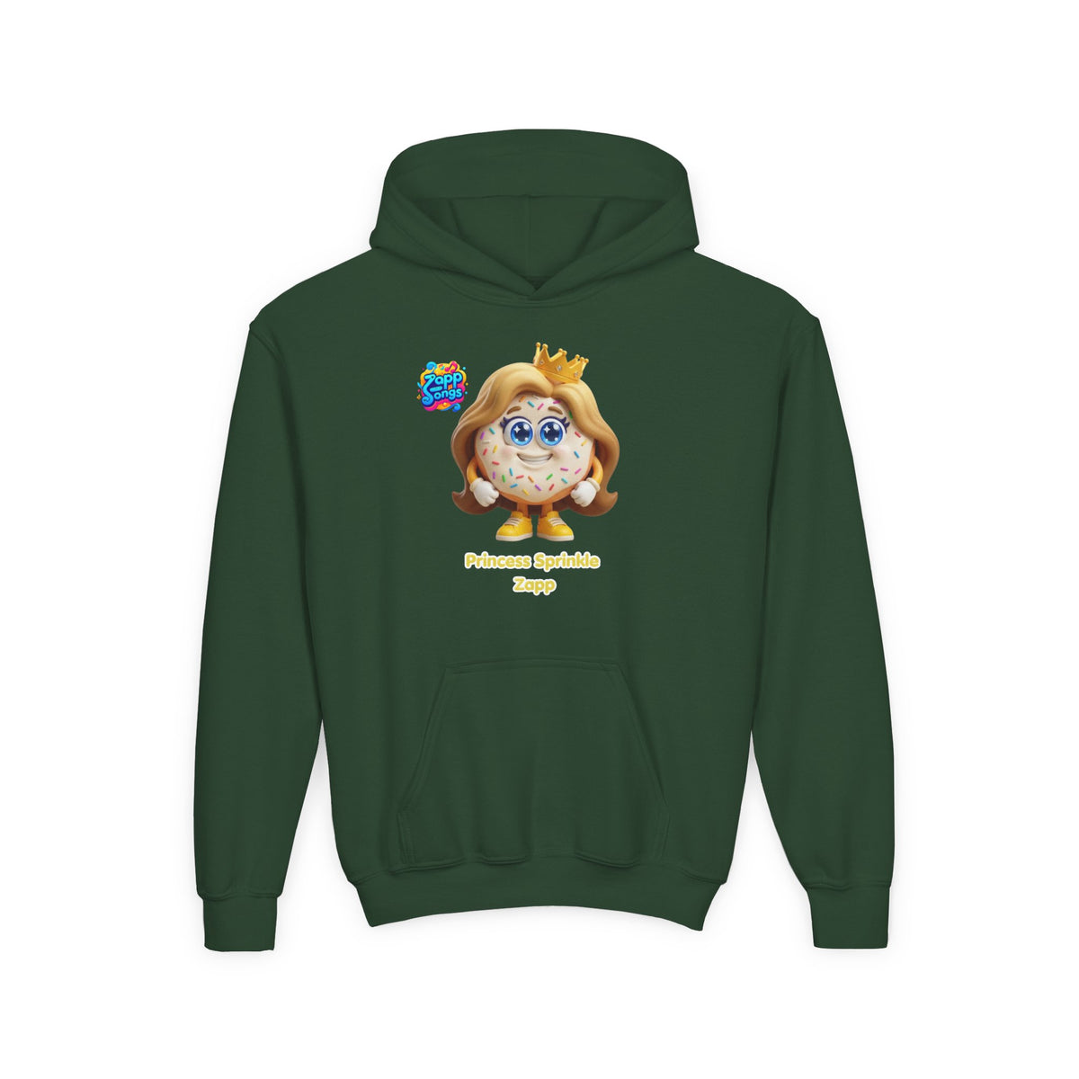 Princess Sprinkles Zapp Character Cozy Youth Hoodie