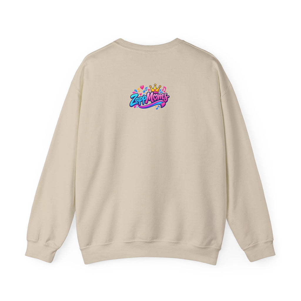ZappMoms Heart Mom and Child Crewneck Sweatshirt