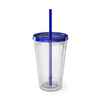 Zapp Songs Kids Tumbler with Straw — 16oz Colorful Music Logo Cup