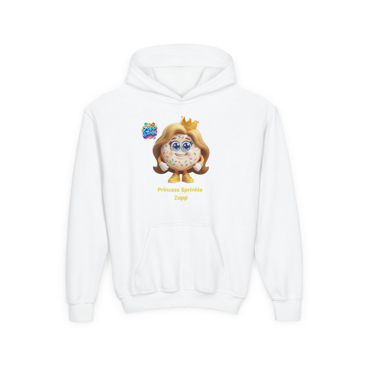 Princess Sprinkles Zapp Character Cozy Youth Hoodie
