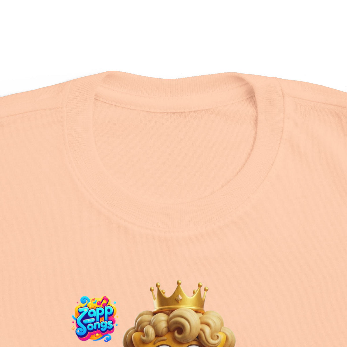 Toddler Tee — Prince Sparkle Zapp Character Cute Crowned Graphic Shirt