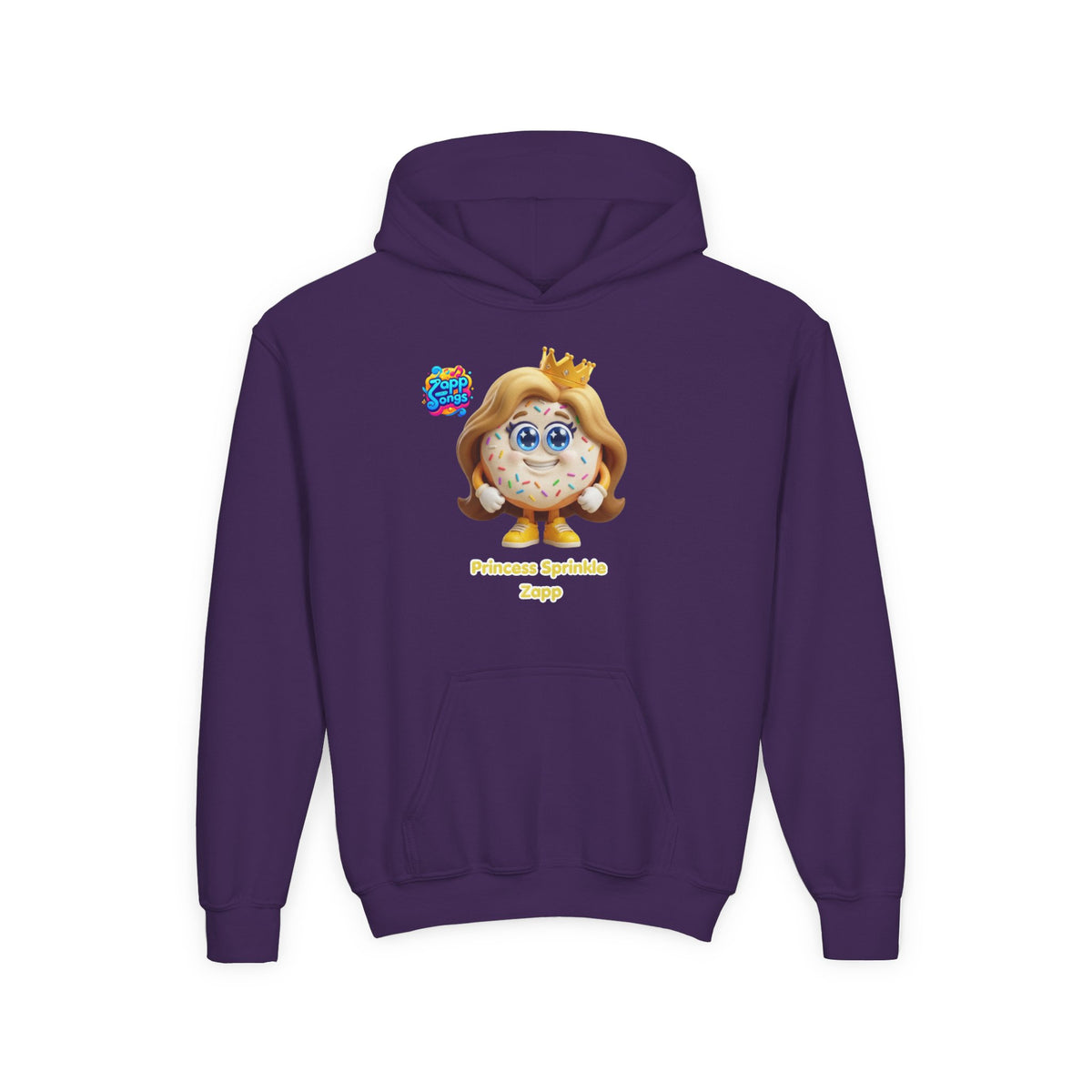 Princess Sprinkles Zapp Character Cozy Youth Hoodie