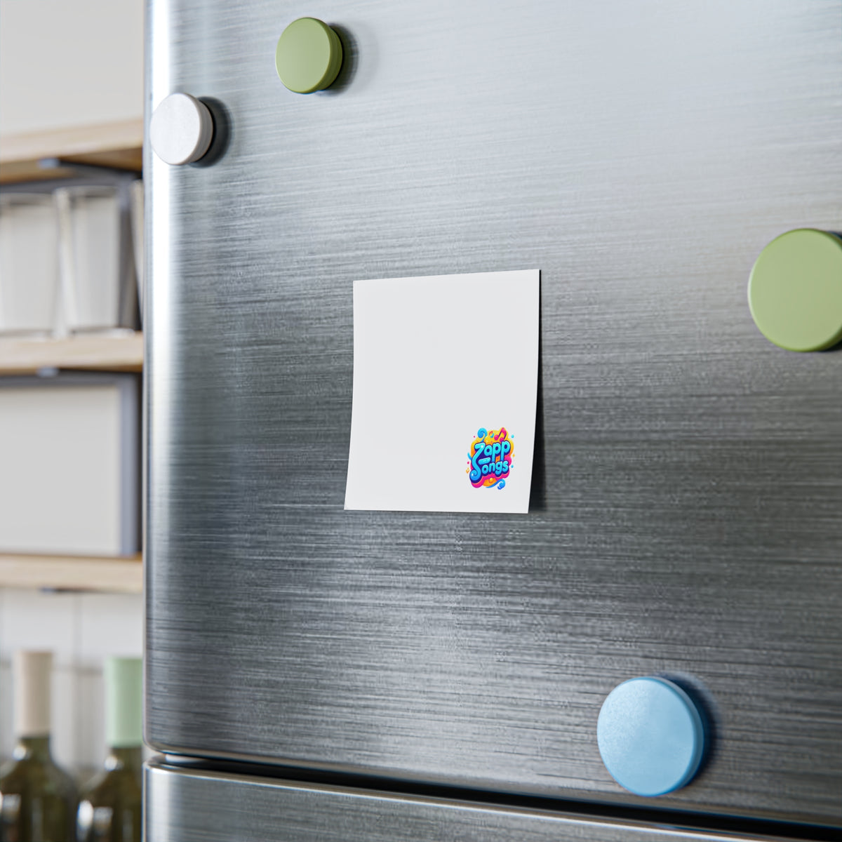 Zapp Songs Colorful Logo Post-it Notes — Bright Music-Themed Sticky Notes