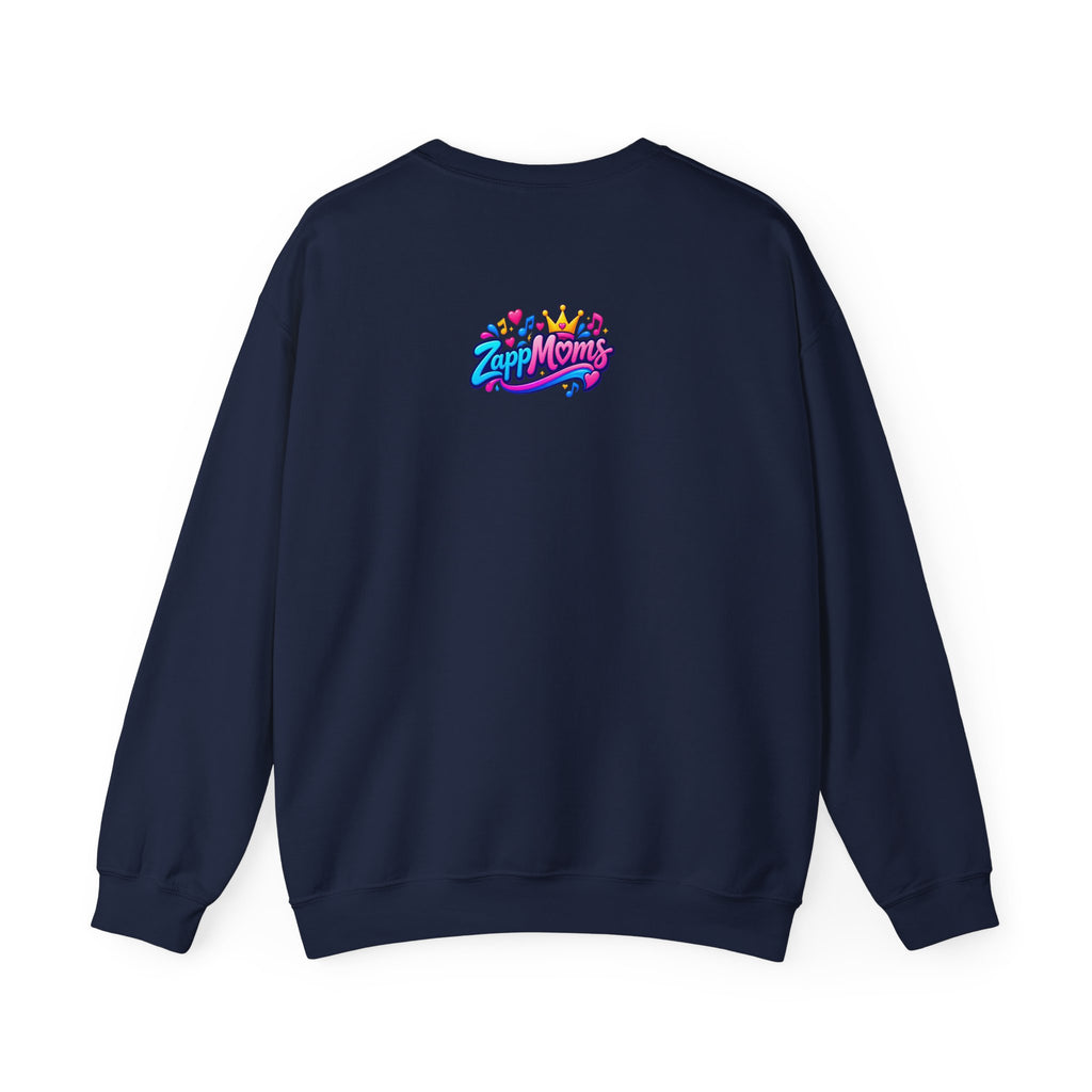 ZappMoms Heart Mom and Child Crewneck Sweatshirt