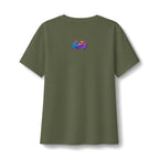 ZappMoms Mom and Child Heart Short Sleeve V-Neck Tee