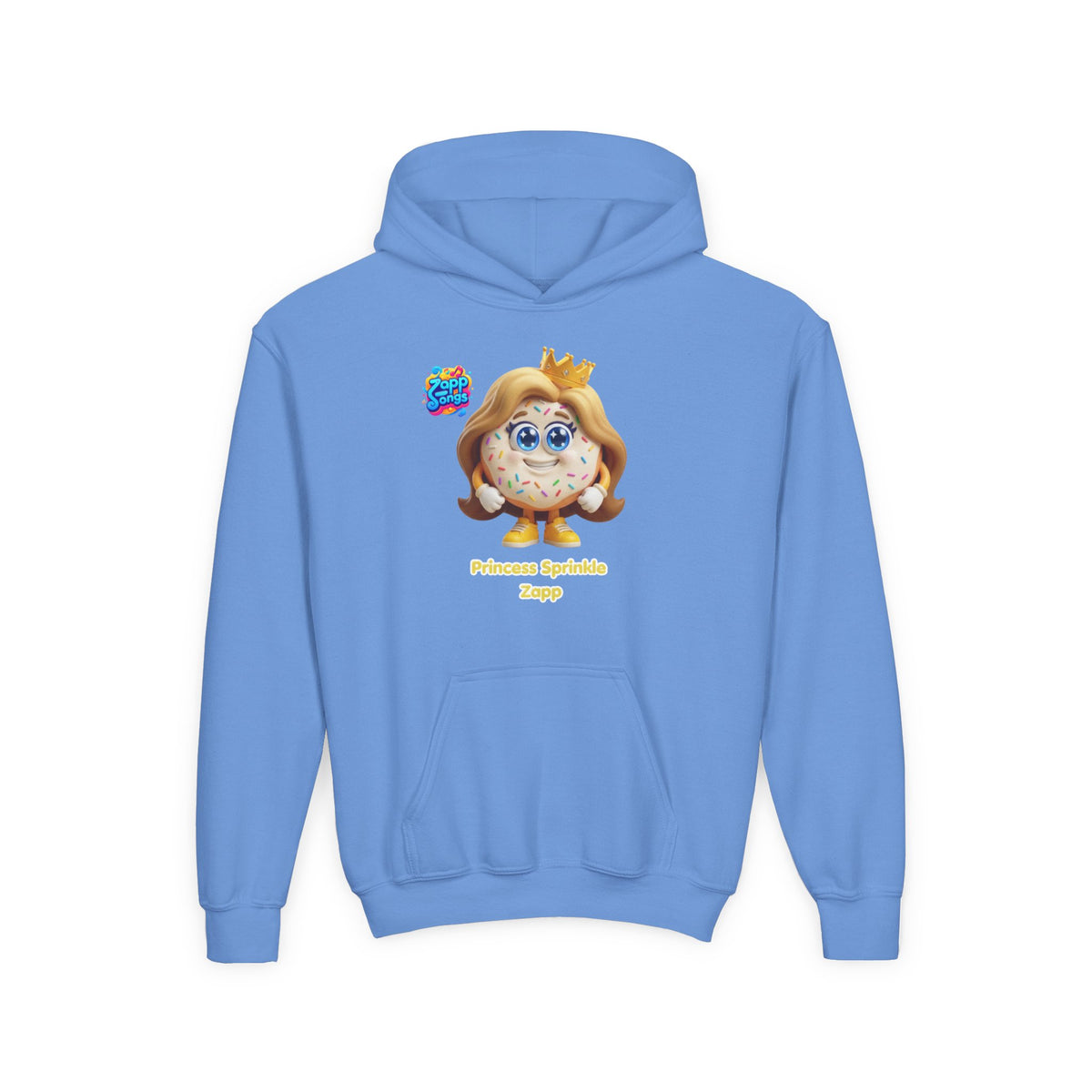 Princess Sprinkles Zapp Character Cozy Youth Hoodie