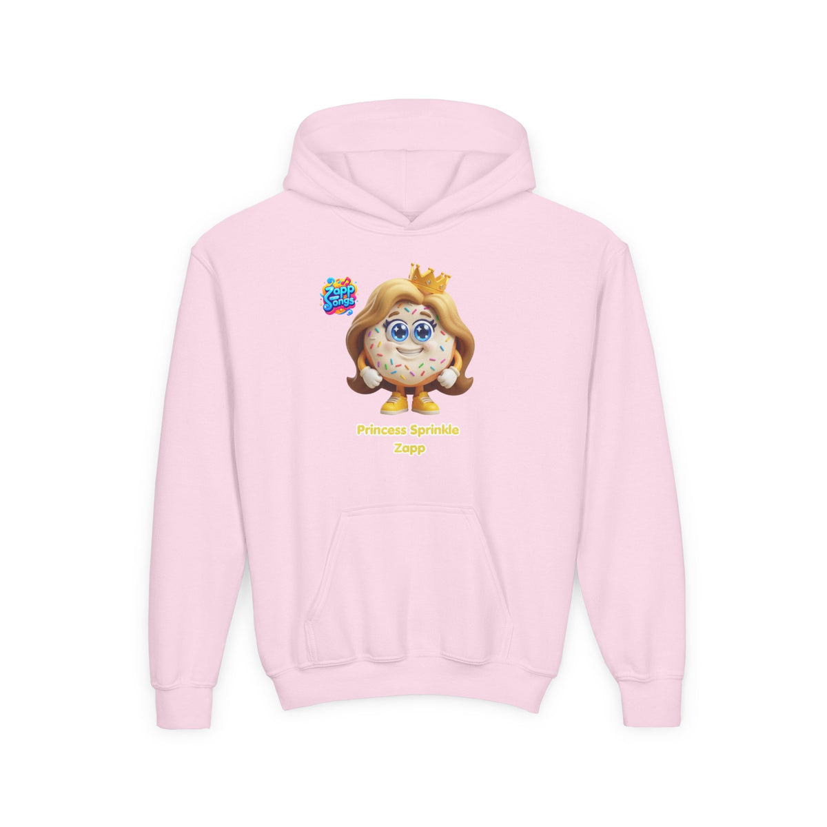 Princess Sprinkles Zapp Character Cozy Youth Hoodie