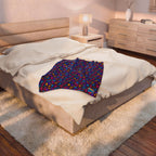 Zapp Songs Musical Notes Velveteen Plush Blanket