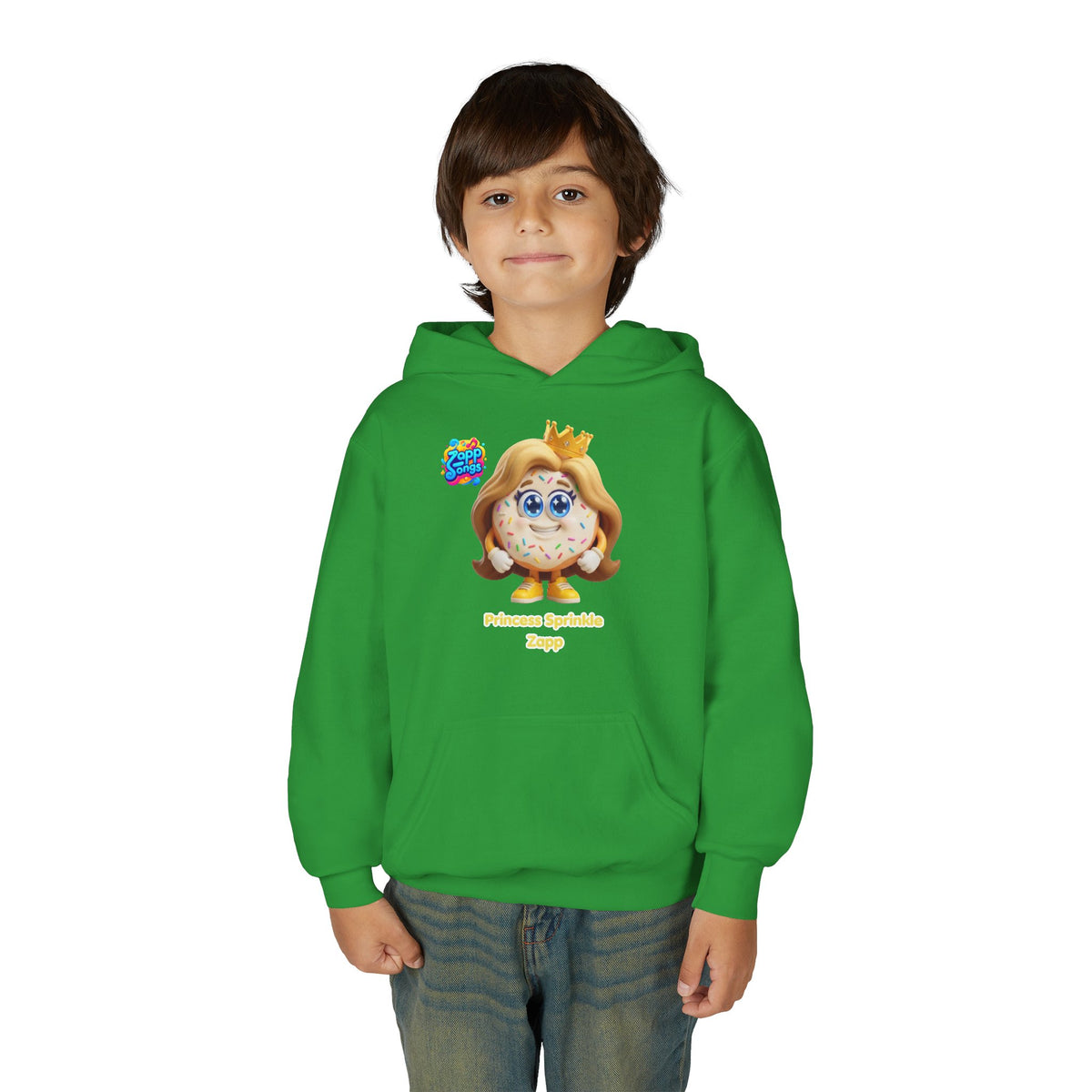 Princess Sprinkles Zapp Character Cozy Youth Hoodie