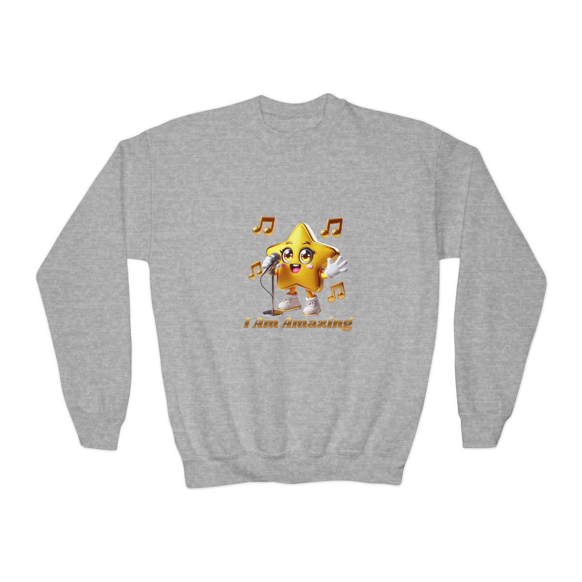 Twinkie Zapp “I AM AMAZING”  — Youth Crewneck Sweatshirt