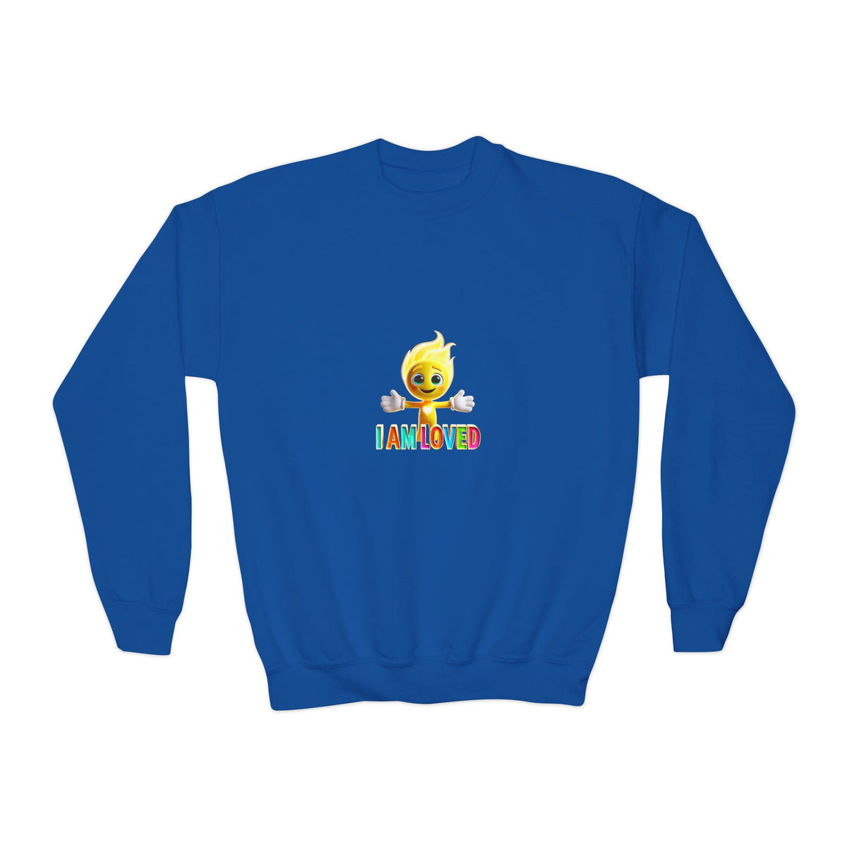 Tippy Zapp 'I Am Loved' — Youth Crewneck Sweatshirt