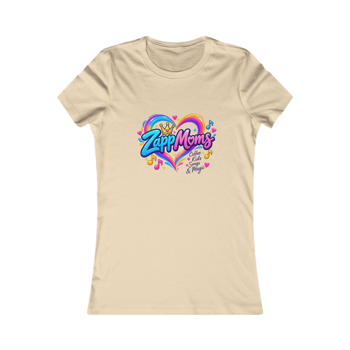Zapp Moms Heart Graphic Tee