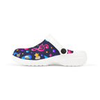 Zapp Kids Musical Notes EVA Foam Clogs — Colorful Music Print Slip-On Shoes