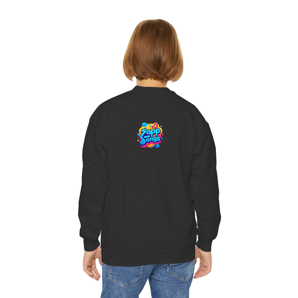 Rappa Zapp "I Am Powerful" — Youth Crewneck Sweatshirt