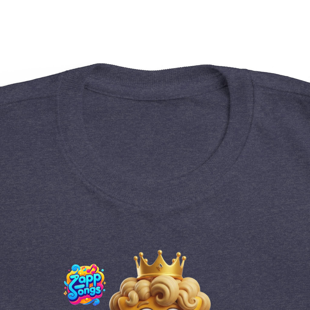 Toddler Tee — Prince Sparkle Zapp Character Cute Crowned Graphic Shirt