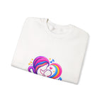 ZappMoms Heart Mom and Child Crewneck Sweatshirt