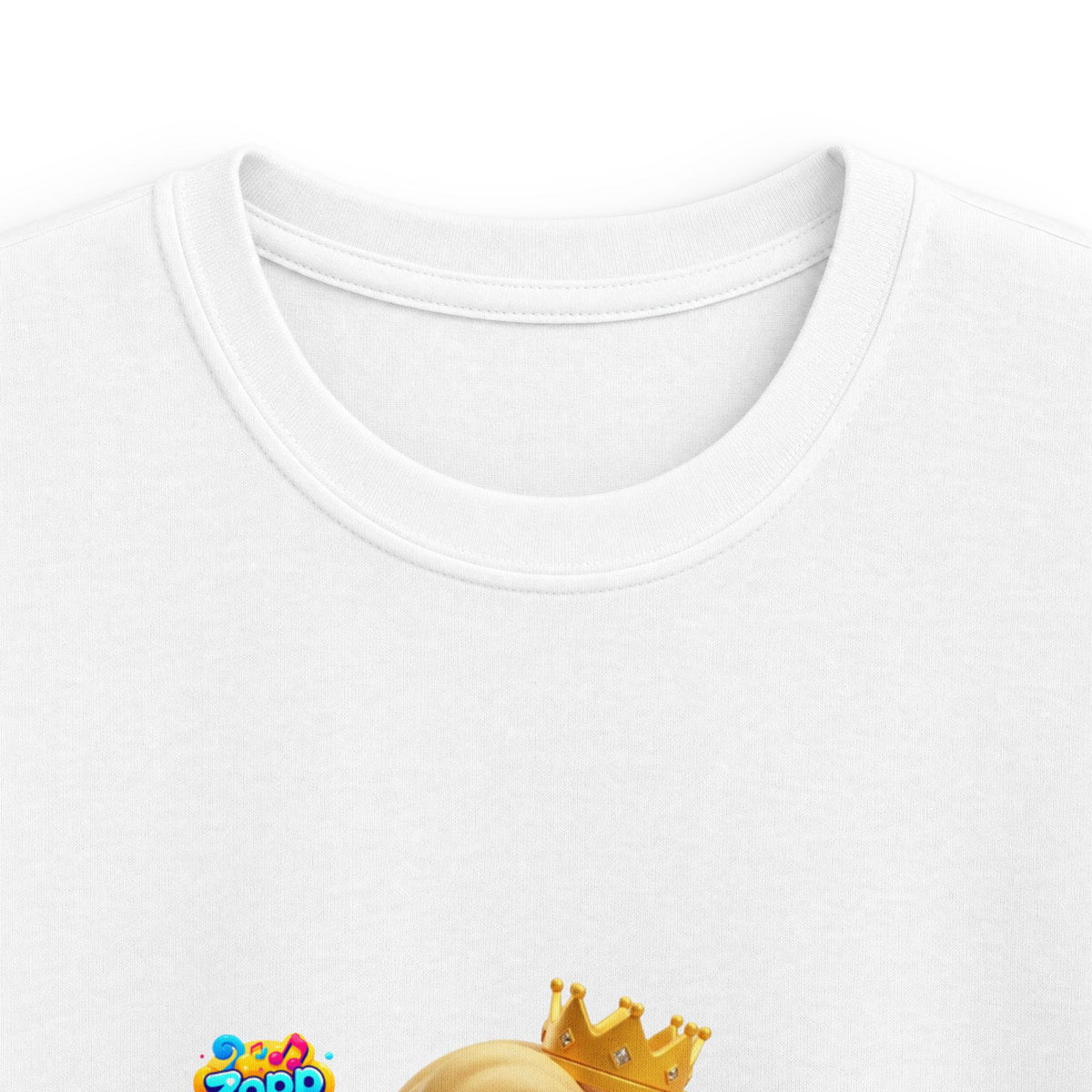 Kids Tee - Princess Sprinkle Donut Zapp Character  — Cute Crowned Sprinkle Character Shirt