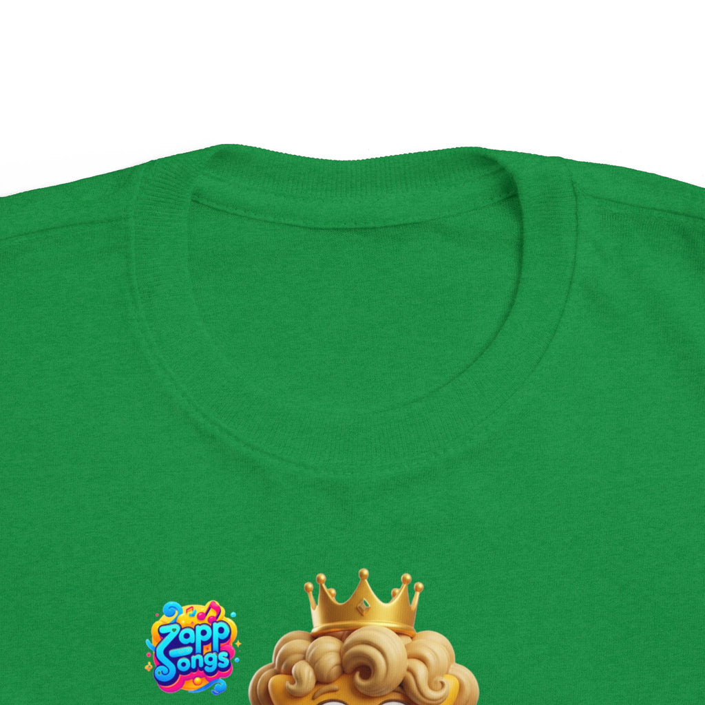Toddler Tee — Prince Sparkle Zapp Character Cute Crowned Graphic Shirt