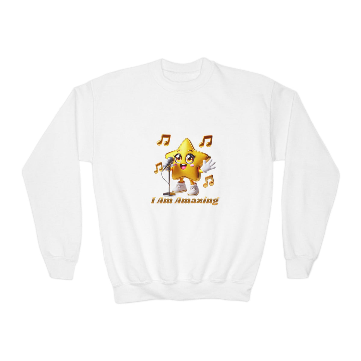 Twinkie Zapp “I AM AMAZING”  — Youth Crewneck Sweatshirt
