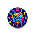 Acrylic Wall Clock — Colorful Kids "Zopp Songs" Musical Number Clock