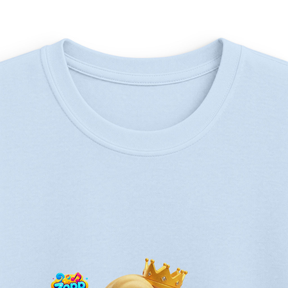 Kids Tee - Princess Sprinkle Donut Zapp Character  — Cute Crowned Sprinkle Character Shirt