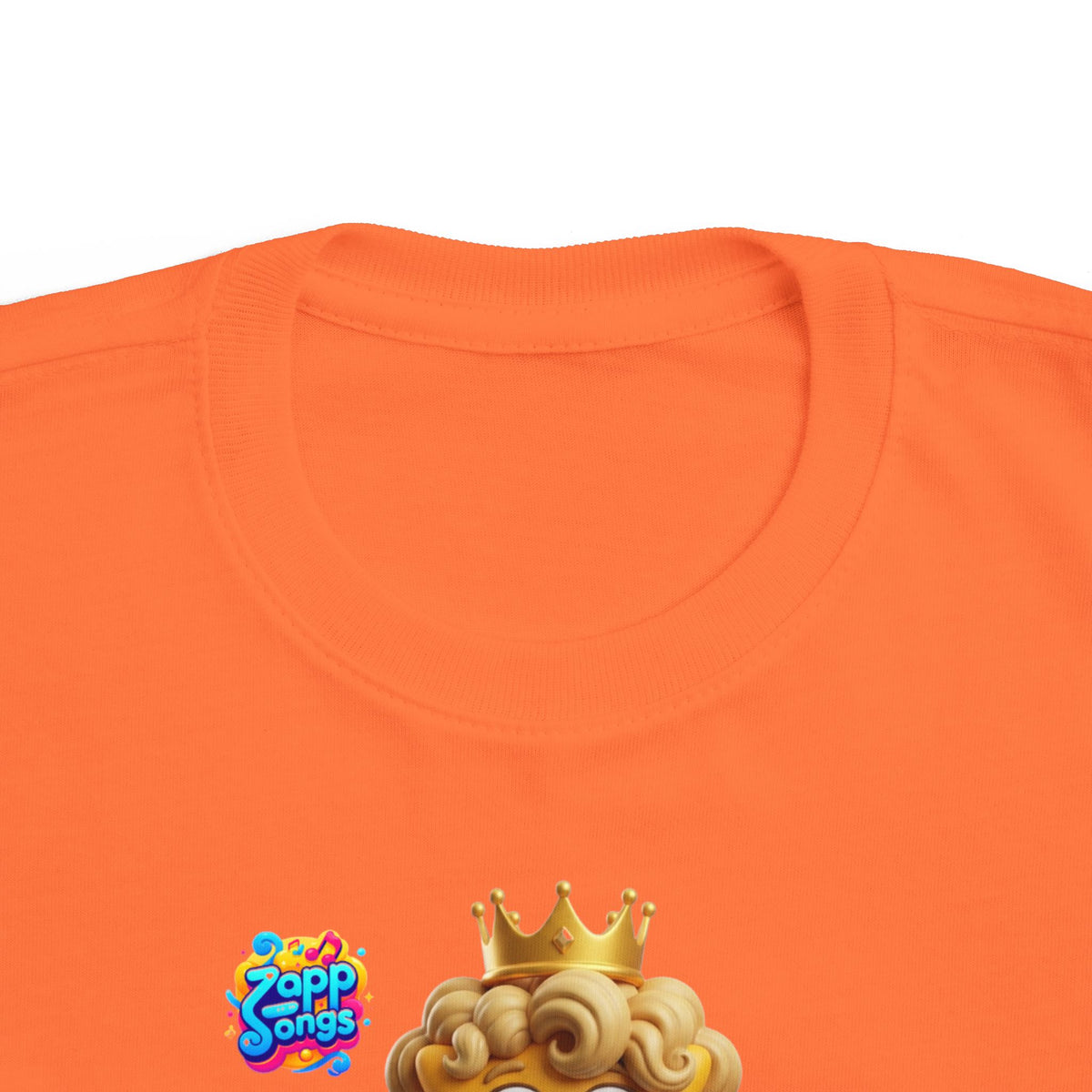 Toddler Tee — Prince Sparkle Zapp Character Cute Crowned Graphic Shirt