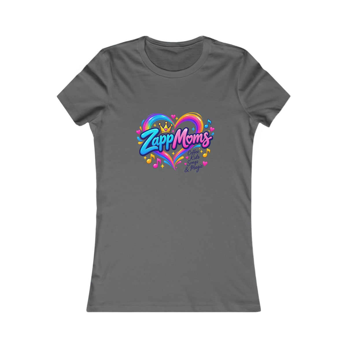 Zapp Moms Heart Graphic Tee