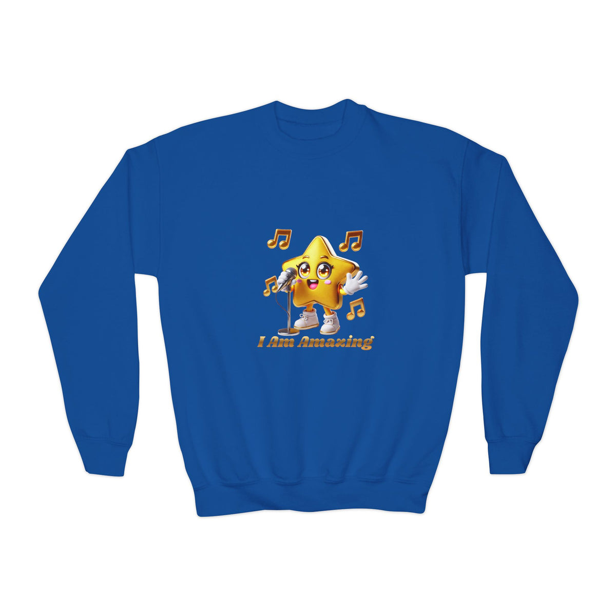 Twinkie Zapp “I AM AMAZING”  — Youth Crewneck Sweatshirt