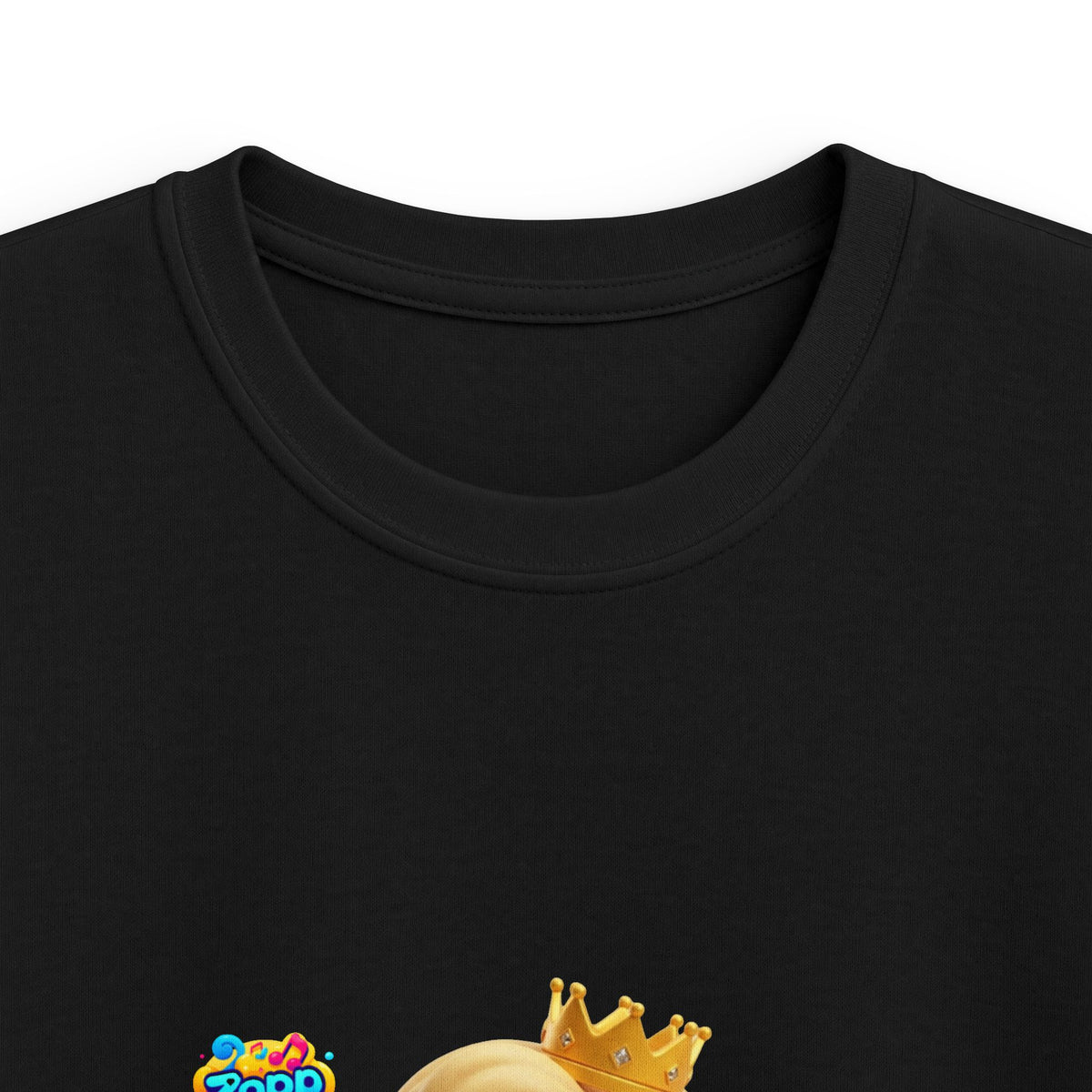 Kids Tee - Princess Sprinkle Donut Zapp Character  — Cute Crowned Sprinkle Character Shirt