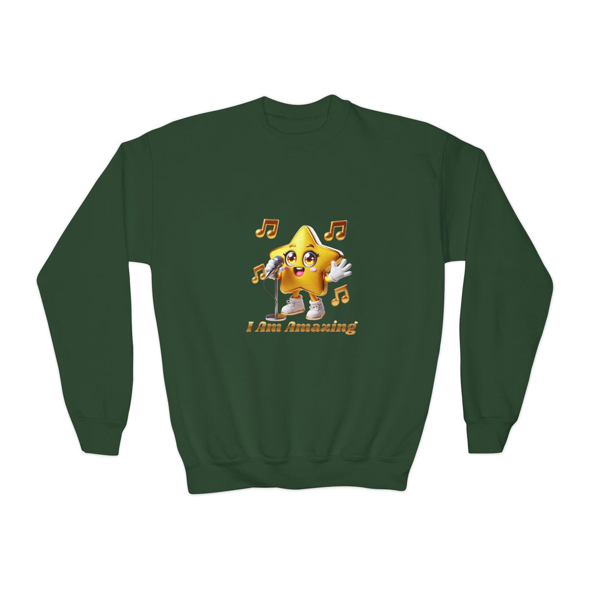 Twinkie Zapp “I AM AMAZING”  — Youth Crewneck Sweatshirt