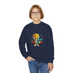 Zazzy Zapp "I Am Happy" — Youth Crewneck Sweatshirt