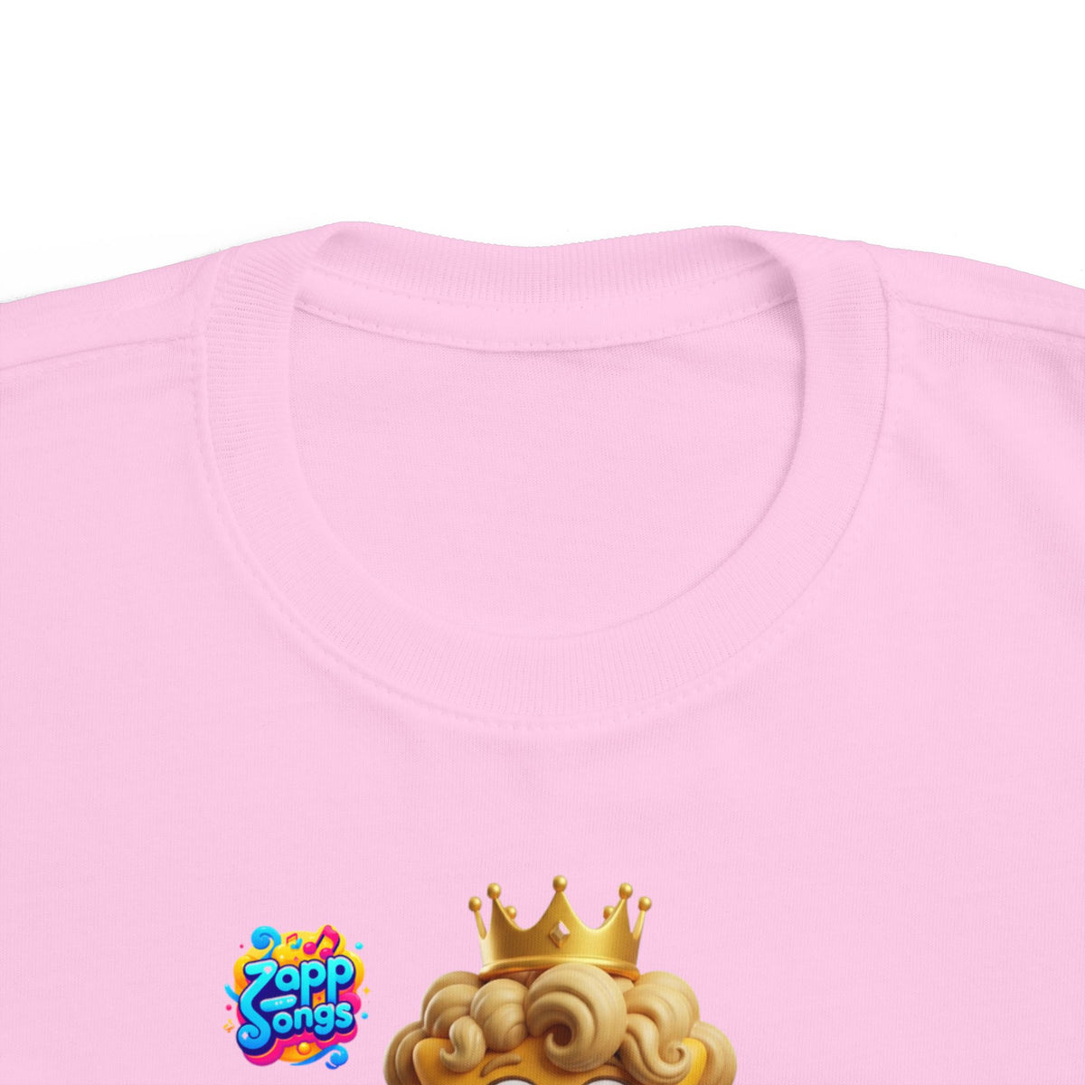 Toddler Tee — Prince Sparkle Zapp Character Cute Crowned Graphic Shirt