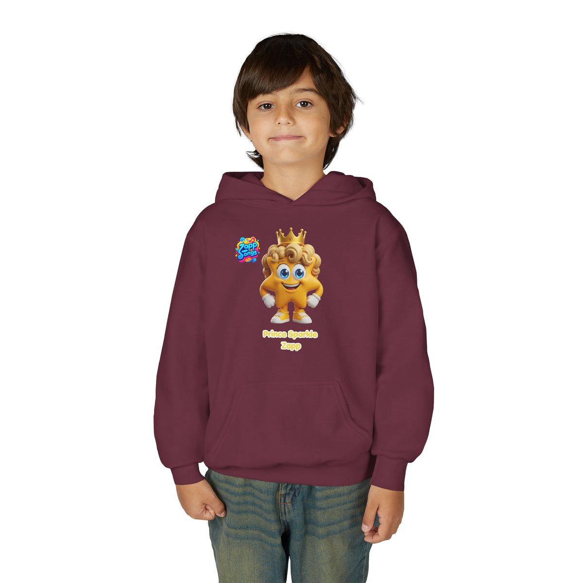 'Prince Sparkle' Zapp Character  Kids Hoodie
