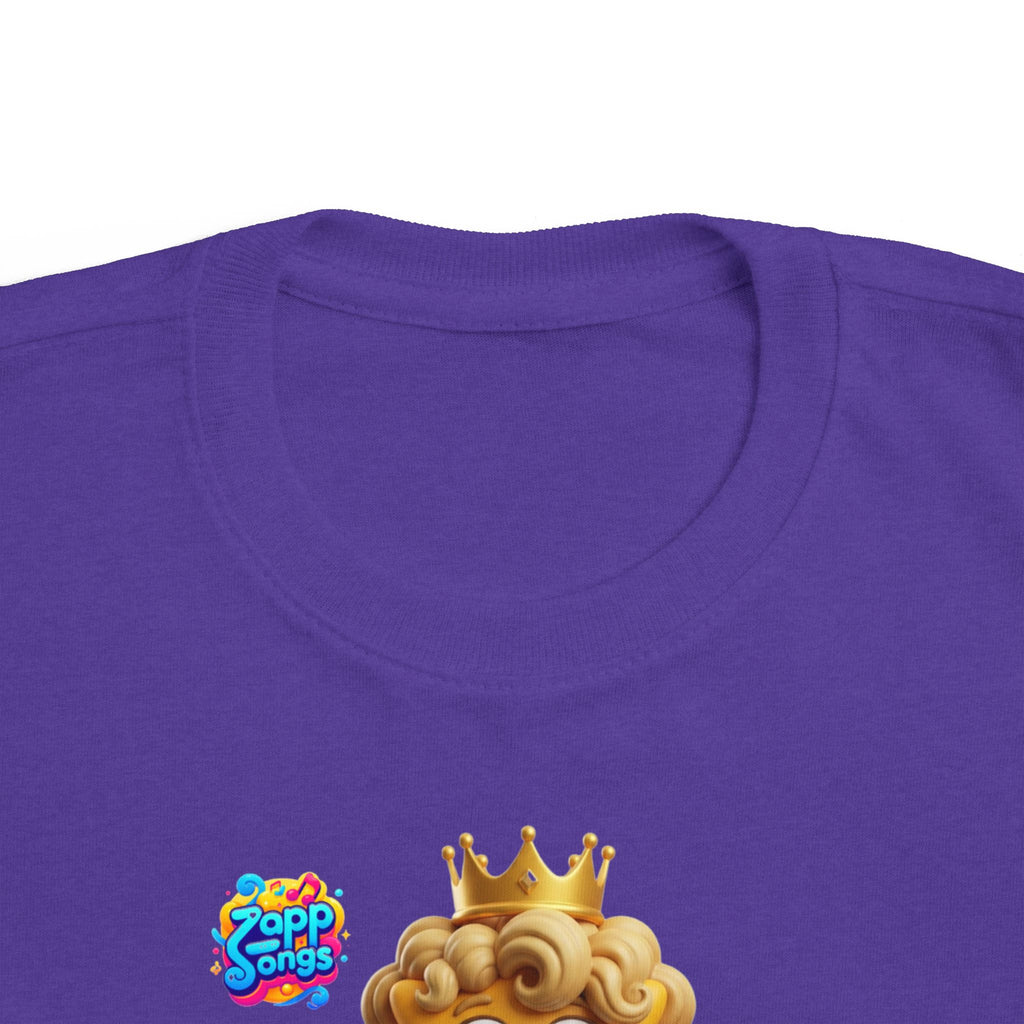 Toddler Tee — Prince Sparkle Zapp Character Cute Crowned Graphic Shirt