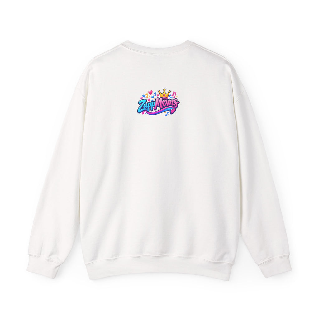 ZappMoms Heart Mom and Child Crewneck Sweatshirt