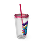 Zapp Songs Kids Tumbler with Straw — 16oz Colorful Music Logo Cup