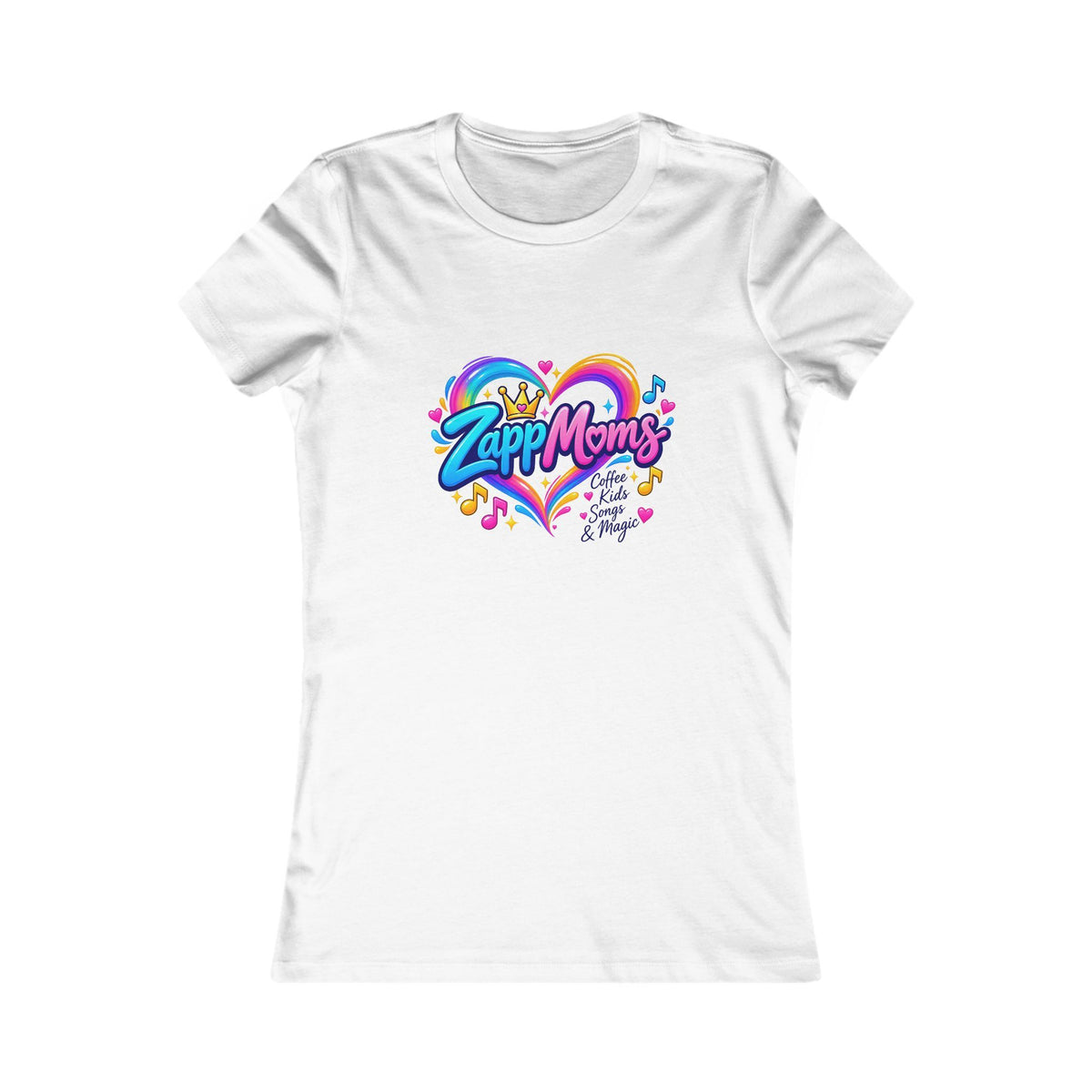 Zapp Moms Heart Graphic Tee