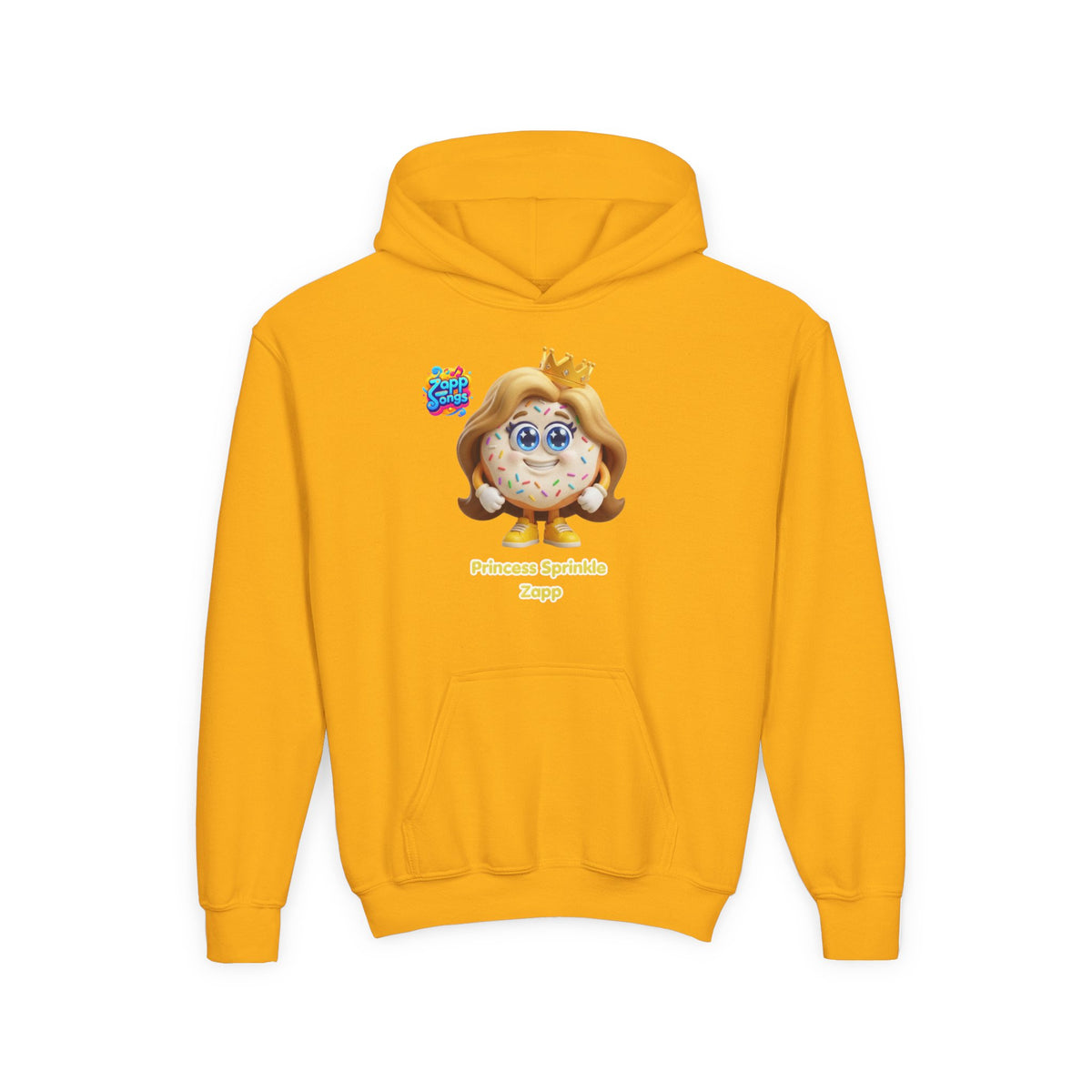 Princess Sprinkles Zapp Character Cozy Youth Hoodie