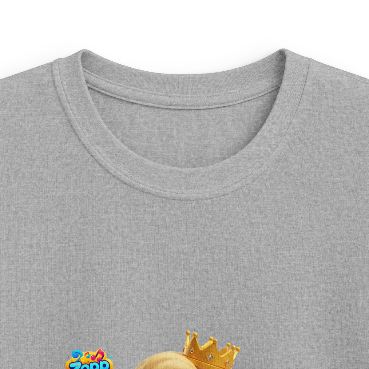 Kids Tee - Princess Sprinkle Donut Zapp Character  — Cute Crowned Sprinkle Character Shirt