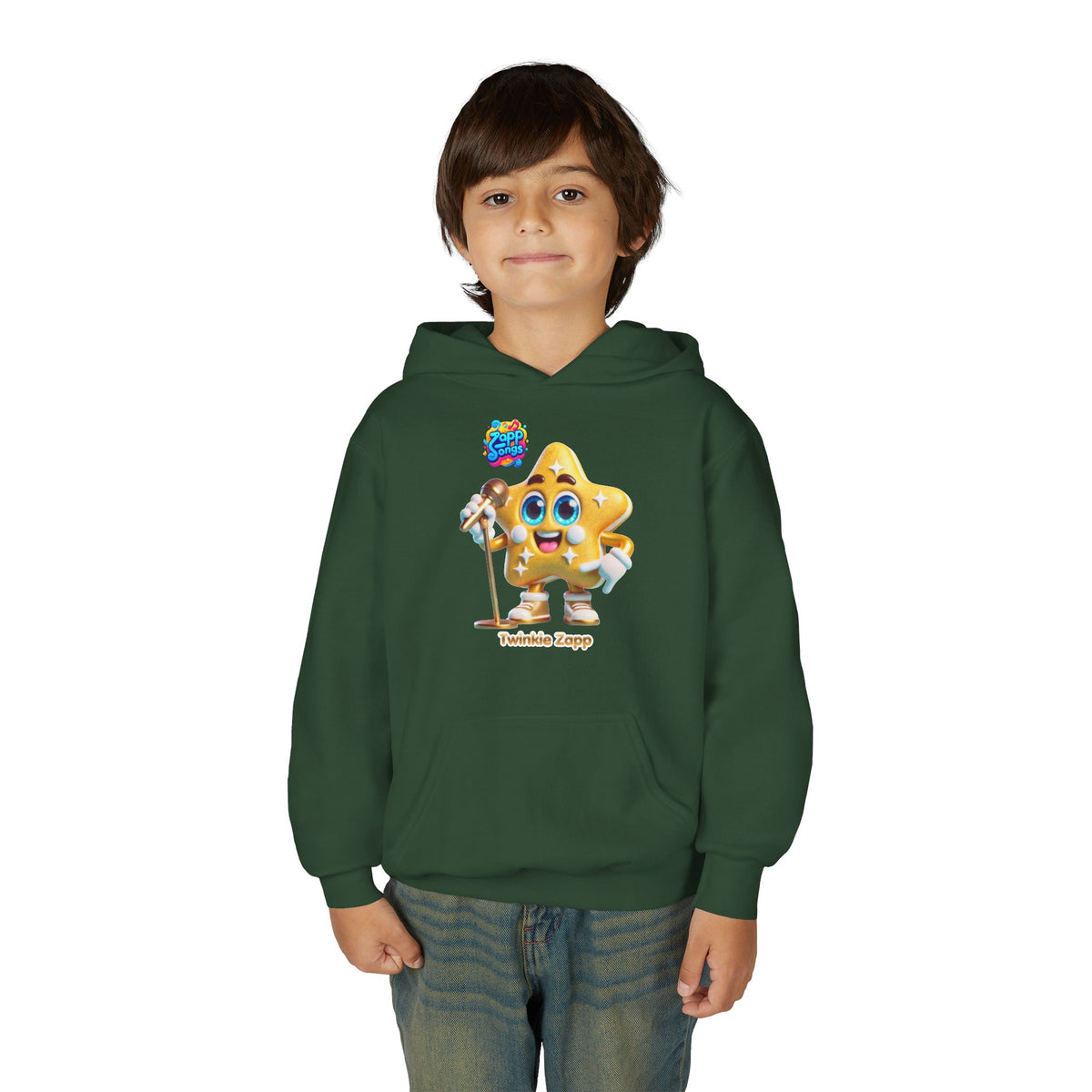 “Twinkle Zappy” Kids Star Singer Hoodie