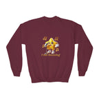 Twinkie Zapp “I AM AMAZING”  — Youth Crewneck Sweatshirt