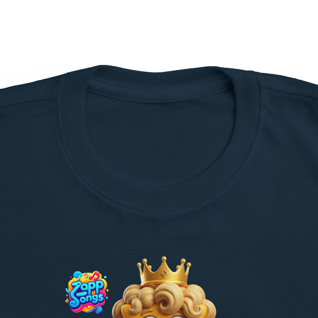 Toddler Tee — Prince Sparkle Zapp Character Cute Crowned Graphic Shirt