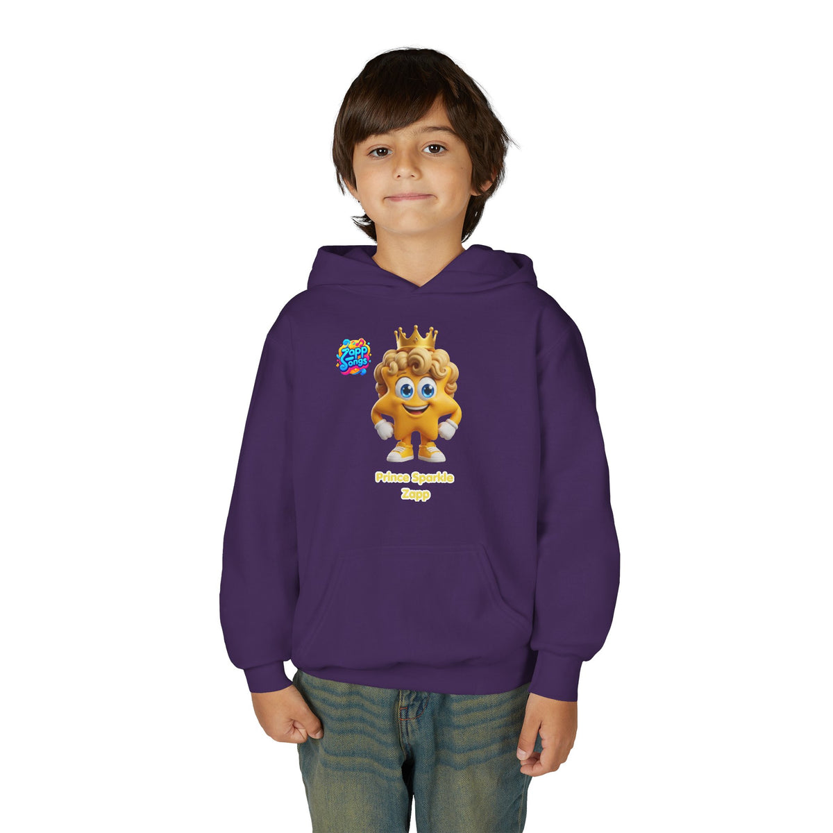 'Prince Sparkle' Zapp Character  Kids Hoodie
