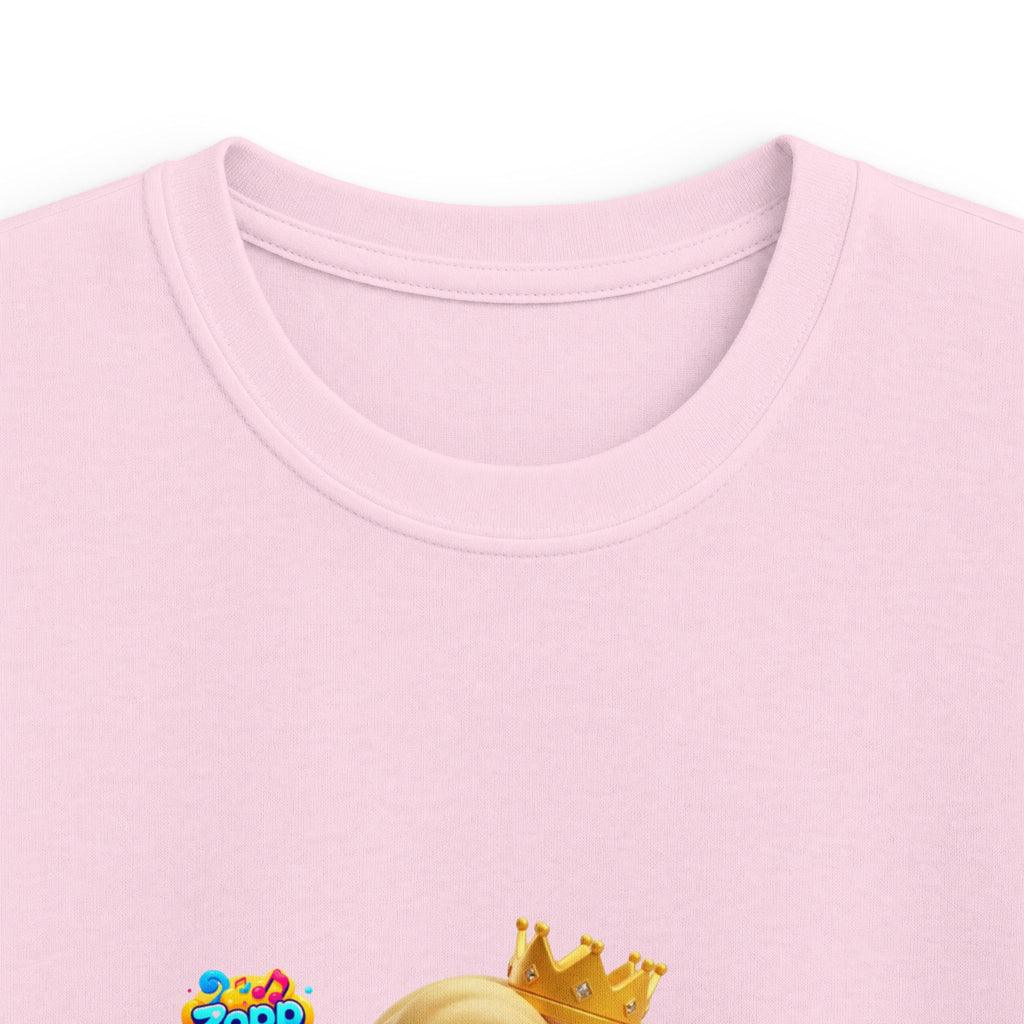 Kids Tee - Princess Sprinkle Donut Zapp Character  — Cute Crowned Sprinkle Character Shirt