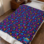 Zapp Songs Musical Notes Velveteen Plush Blanket